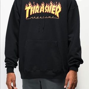 black thrasher hoodie